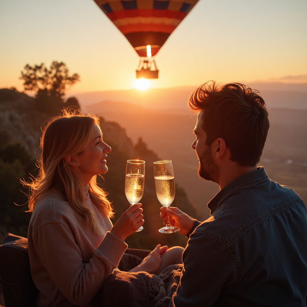 Esperienza di volo in mongolfiera