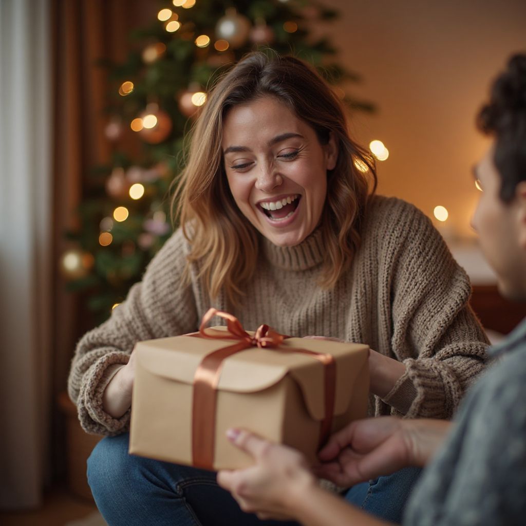 Momento di apertura del certificato regalo