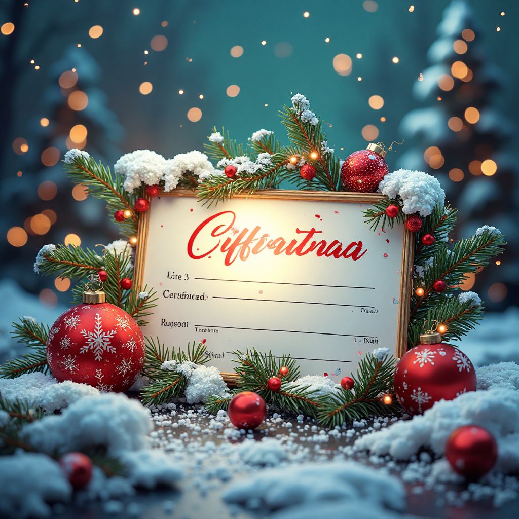 Certificato natalizio