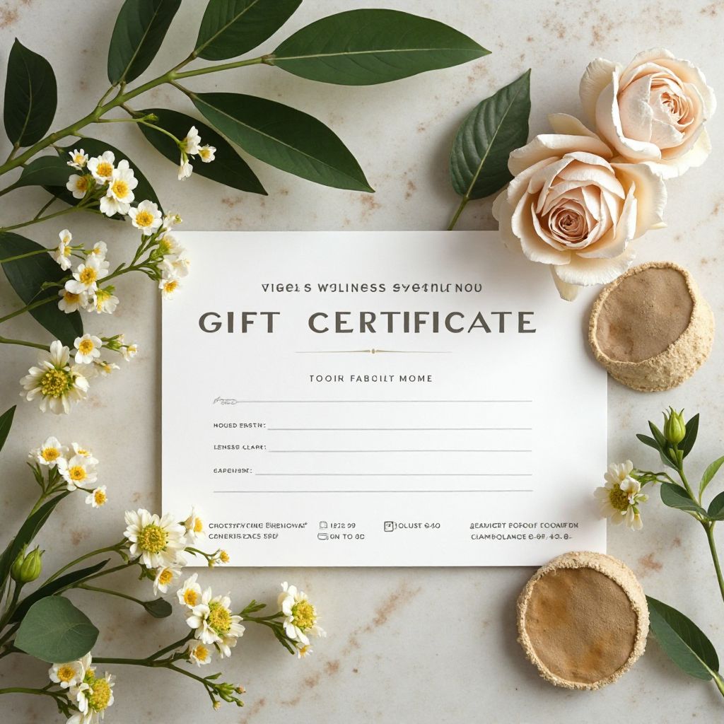 Certificati per relax e benessere